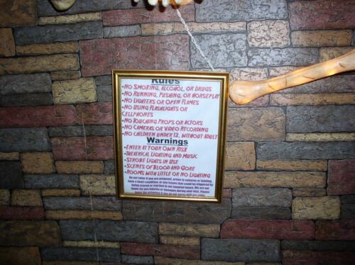 16-This is the rules for the haunted house for the 2007 haunt.